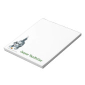 Shaggy Sheep Dog Stationery Notitieblok (Linkerzijde)