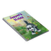 Shaggy Sheep Dog Stationery Notitieboek (Rechterzijde)