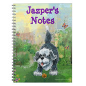 Shaggy Sheep Dog Stationery Notitieboek (Voorkant)