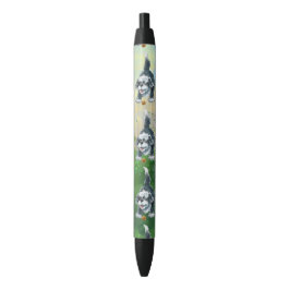 Shaggy Sheep Dog Zwarte Inkt Pen