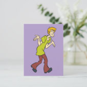 Shaggy Shrug Briefkaart (Staand voorkant)