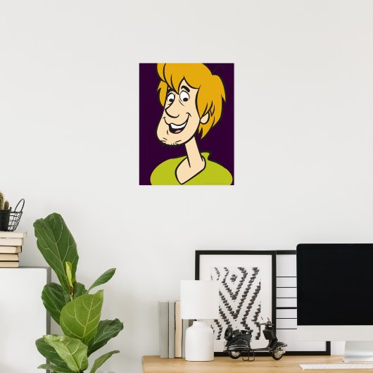 Shaggy Smiling Poster (Thuiskantoor)