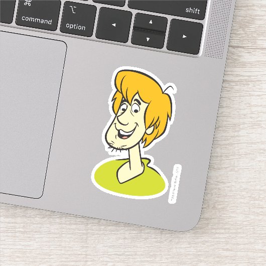 Shaggy Smiling Sticker (Detail)