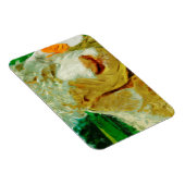 Shaggy White Angora Goat Abstract Impressionisme Magneet (Rechterzijde)