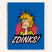 Shaggy "Zoinks!" Grafisch Notitieboek (Voorkant)