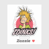 Shaggy "Zoinks!" Grafisch Sticker (Vel)
