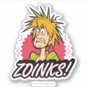 Shaggy "Zoinks!" Grafisch Sticker (Voorkant)