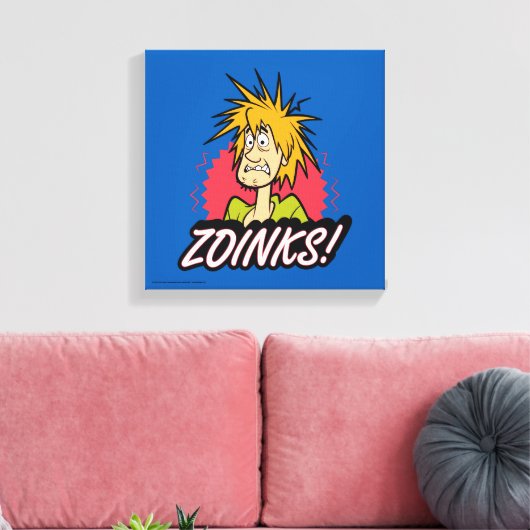 Shaggy "Zoinks!" Graphic Canvas Afdruk (Insitu (Woonkamer))