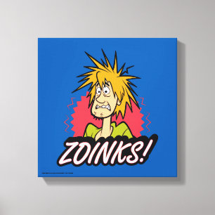 Shaggy "Zoinks!" Graphic Canvas Afdruk