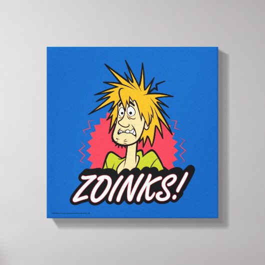 Shaggy "Zoinks!" Graphic Canvas Afdruk (Voorkant)
