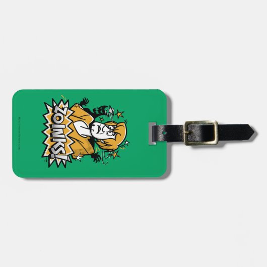 Shaggy "Zoinks!" Halftone Graphic Bagagelabel (Voorkant horizontaal)