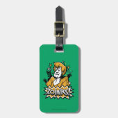 Shaggy "Zoinks!" Halftone Graphic Bagagelabel (Voorkant verticaal)