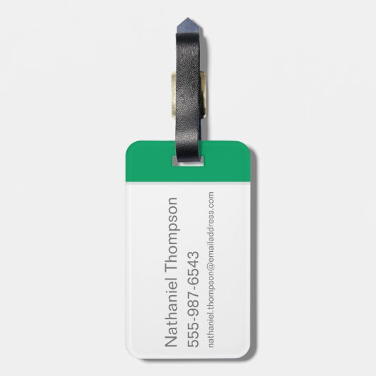 Shaggy "Zoinks!" Halftone Graphic Bagagelabel (Achterkant verticaal)