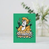 Shaggy "Zoinks!" Halftone Graphic Briefkaart (Staand voorkant)
