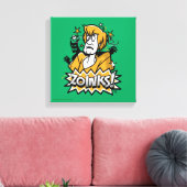 Shaggy "Zoinks!" Halftone Graphic Canvas Afdruk (Insitu (Woonkamer))