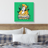Shaggy "Zoinks!" Halftone Graphic Canvas Afdruk (Insitu (Slaapkamer))