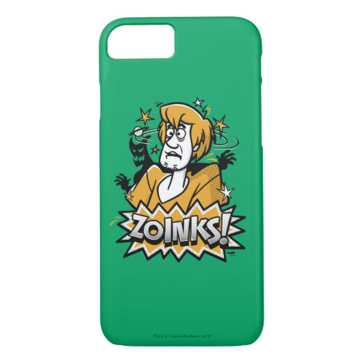 Shaggy "Zoinks!" Halftone Graphic Case-Mate iPhone Case (Achterkant)