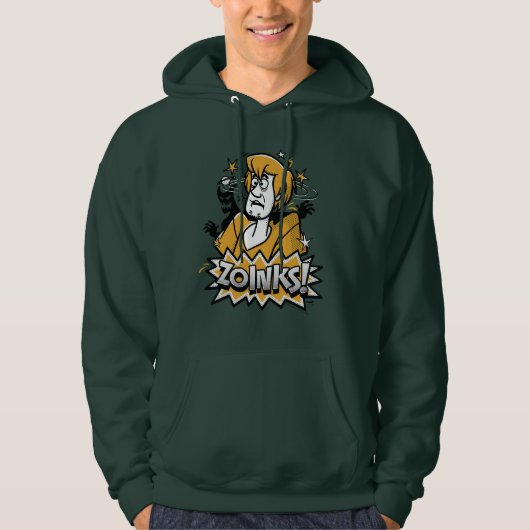 Shaggy "Zoinks!" Halftone Graphic Hoodie (Voorkant)
