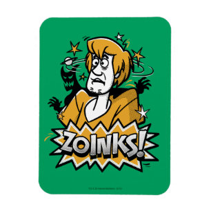 Shaggy "Zoinks!" Halftone Graphic Magneet