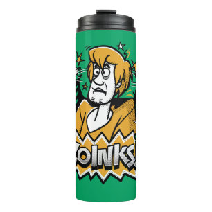 Shaggy "Zoinks!" Halftone Graphic Thermosbeker