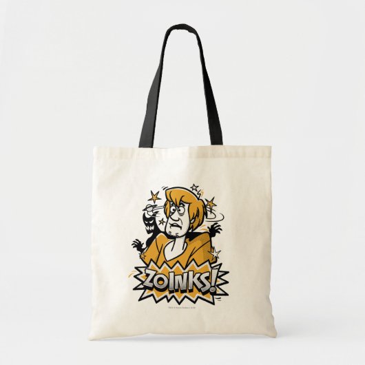 Shaggy "Zoinks!" Halftone Graphic Tote Bag (Voorkant)