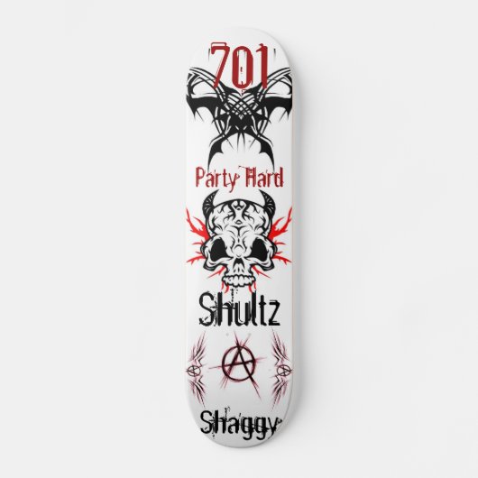 shaggys board 701 persoonlijk skateboard (Voorkant)