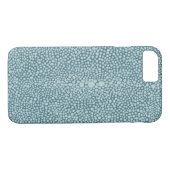 Shagreen in Aqua en Blauwgroen Case-Mate iPhone Case (Achterkant (Horizontaal))