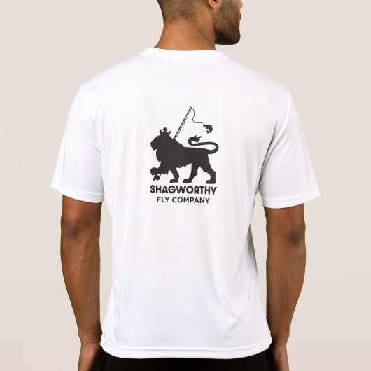 Shagworthy Fly Company v3 Tech shirt (Achterkant)
