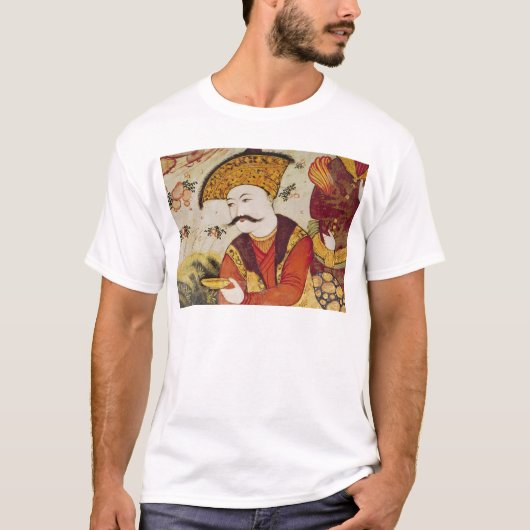 Shah Abbas I en een Courtier-aanbod T-shirt (Voorkant)