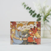 Shah Abbas I en een Courtier Briefkaart (Staand voorkant)