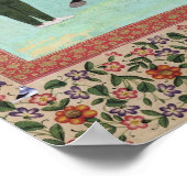 Shah Abbas op een paard met een valk Poster (Hoek)