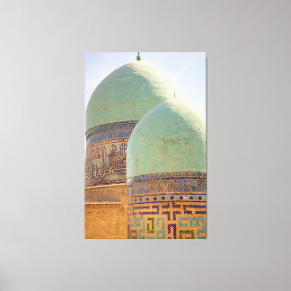 Shah-i-Zinda Ensemble in Samarkand, Oezbekistan Canvas Afdruk