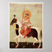 Shah Jahan op Horseback Poster (Voorkant)