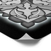 Shahada Arabic Calligraphy ف-ا-لط-ل----tussen-en-v Poster (Hoek)