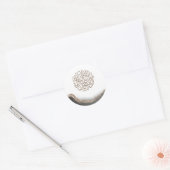 Shahada Arabisch Calligrafie, islamitische kunstma Ronde Sticker (Envelop)