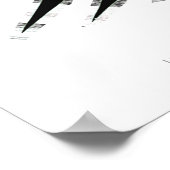 Shahada calligraphy painting poster (Hoek)