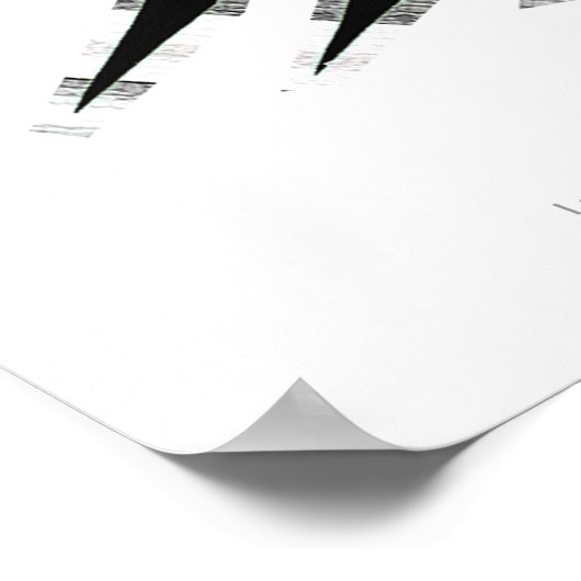 Shahada calligraphy painting poster (Hoek)