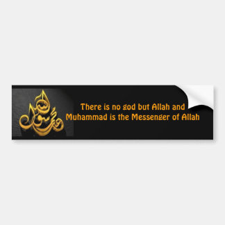 Shahadah Bumpersticker (Engels)