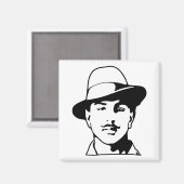Shaheed Bhagat Singh Revolutionaire Rebel Magneet (Voorkant / Achterkant)