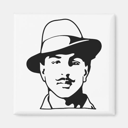 Shaheed Bhagat Singh Revolutionaire Rebel Magneet (Voorkant)