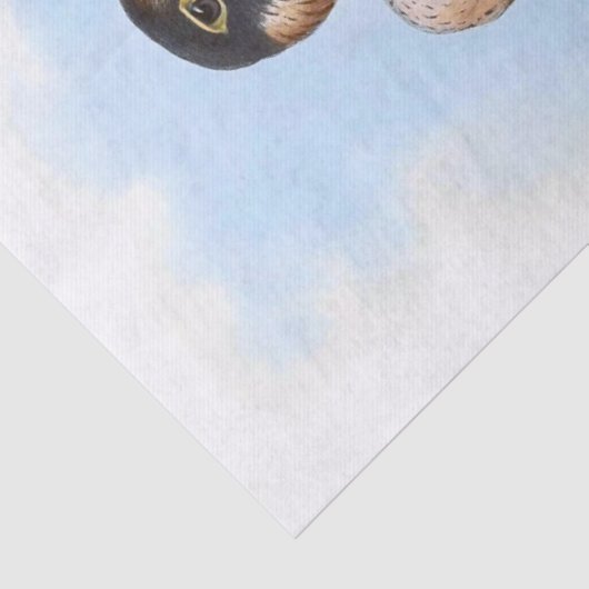 Shaheen Falcon Bird Decoupage Tissuepapier (Detail)