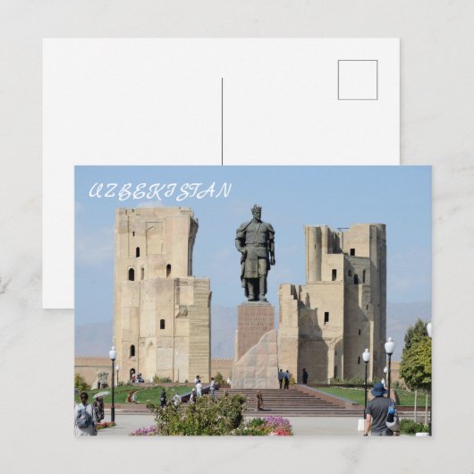 Shahrisabz, Oezbekistan Briefkaart (Voorkant / Achterkant)