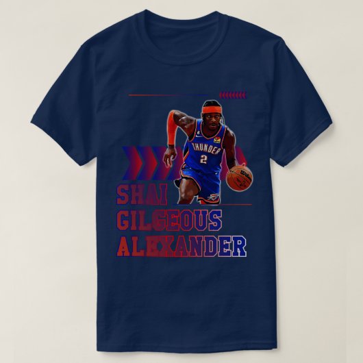 Shai Gilgeous Alexander Basketbal T-shirt (Design voorkant)