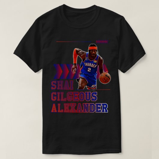 Shai Gilgeous Alexander Basketbal T-shirt (Design voorkant)