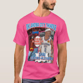 Shai Gilgeous-Alexander Basketball Art Thunder 1 T-shirt (Voorkant)
