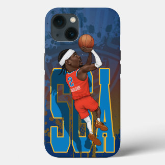 Shai Gilgeous-Alexander karikatuur Case-Mate iPhone Case