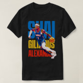Shai Gilgeous Alexander WPAP 1 T-shirt (Design voorkant)