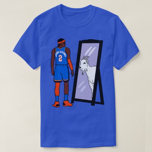 Shai GilgeousAlexander Mirror GOAT T-shirt (Design voorkant)
