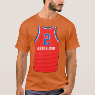 Shai GilgeousAlexander Oklahoma City Jersey Qiangy T-shirt