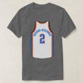 Shai GilgeousAlexander Oklahoma City Jersey Qiangy T-shirt (Design voorkant)